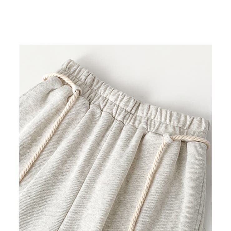 スウェットワイドパンツ ロング丈 春夏秋冬 | aimoha  | 詳細画像12 