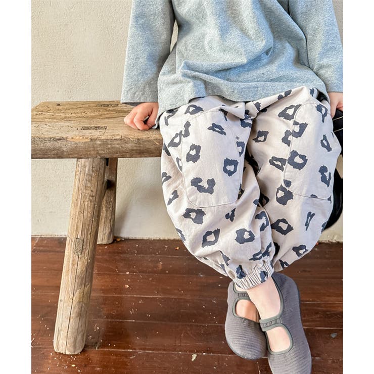 【aimoha-KIDS-】韓国子供服 可愛い花総柄裾絞りパンツ | aimoha kids | 詳細画像8 