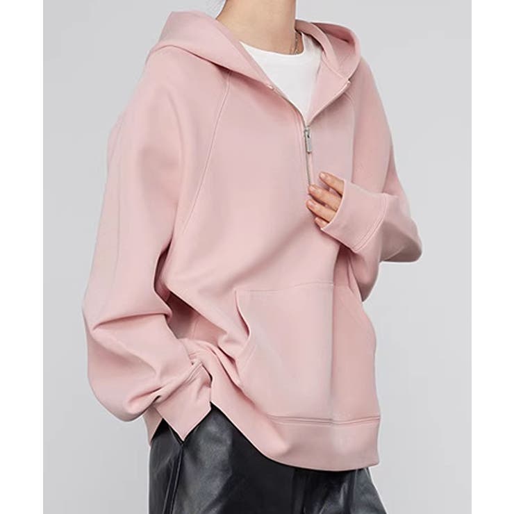 ハーフジップフーディ ハーフジップ | aimoha  | 詳細画像19 