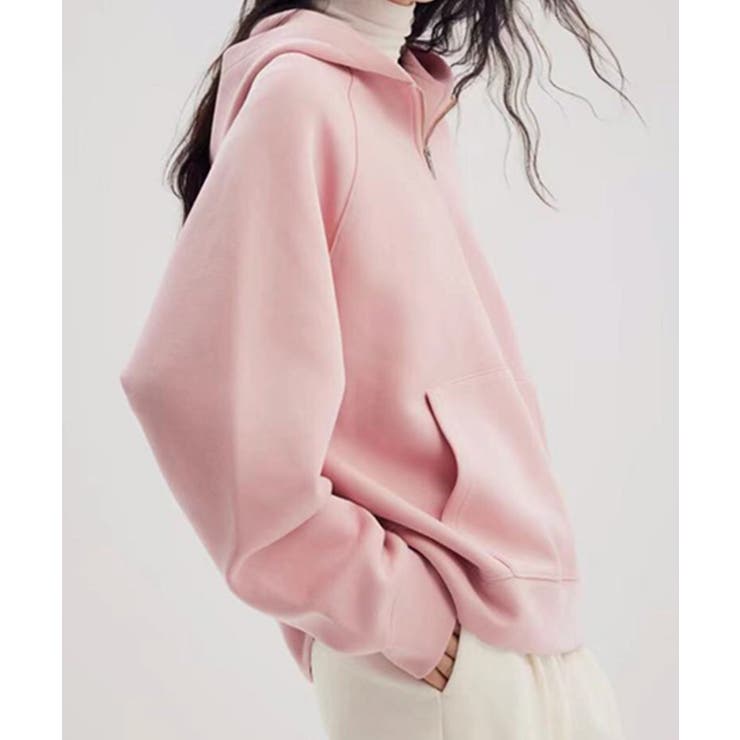 ハーフジップフーディ ハーフジップ | aimoha  | 詳細画像20 