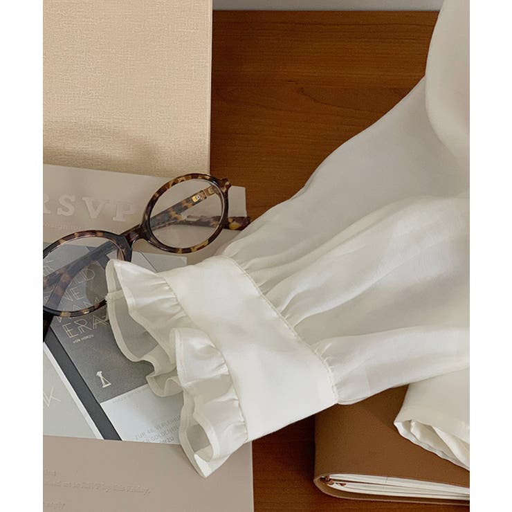 【Banico】デザイン長袖シャツ | aimoha  | 詳細画像10 