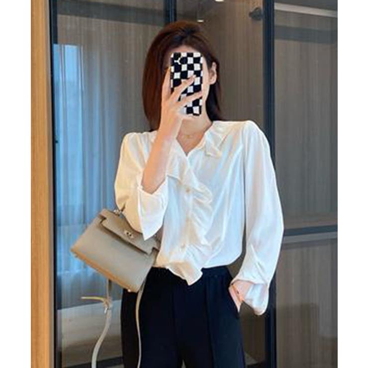 【Banico】デザイン長袖シャツ | aimoha  | 詳細画像13 