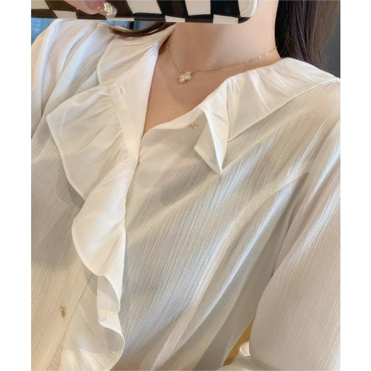 【Banico】デザイン長袖シャツ | aimoha  | 詳細画像14 