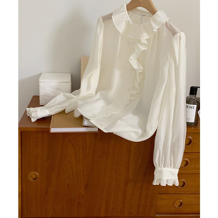 【Banico】デザイン長袖シャツ | aimoha  | 詳細画像15 