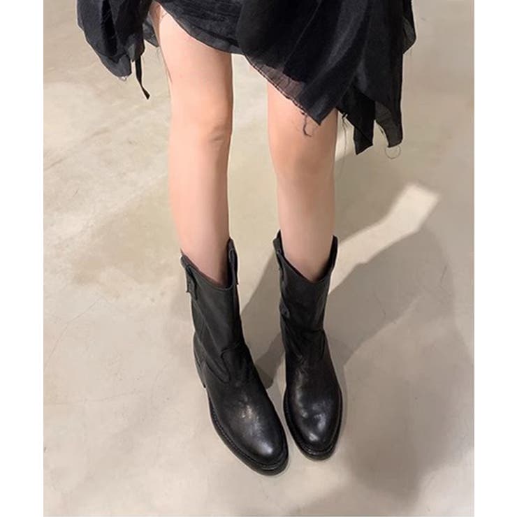 FIORENTINI+BAKER 編み上げレザーブーツ 革靴 ブラック 36 FIORENTINI+BAKER 編み上げレザーブーツ 革靴 ブラック 36