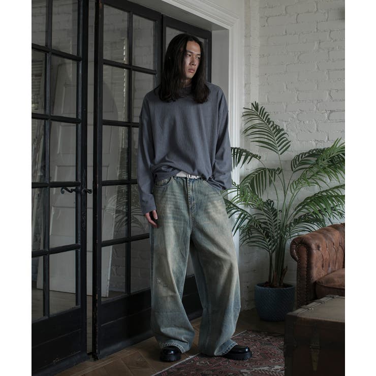 aimoha neo】RETRO WASHED DENIM JEANS[品番：XT000012044]｜aimoha  men（アイモハ）のメンズファッション通販｜SHOPLIST（ショップリスト）