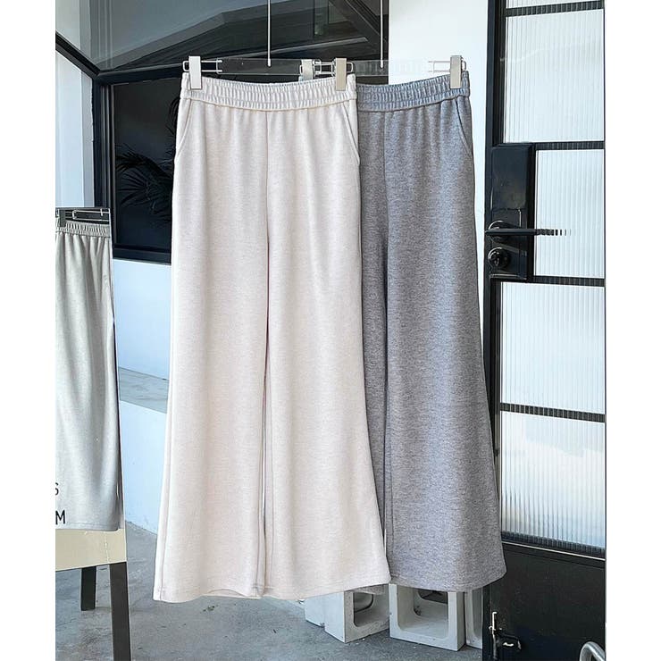 【DECADE CLASSIC】ミックス素材ワイドパンツ | DECADECLASSIC | 詳細画像4 