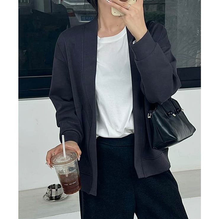 【DECADE CLASSIC】ロングスリーブオープンカーディガン | DECADECLASSIC | 詳細画像16 