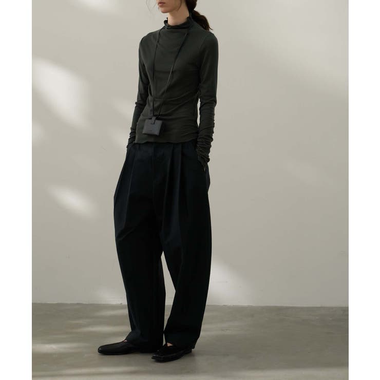 【DECADE CLASSIC】前後2wayウール混タートルネックトップス【AW… | DECADECLASSIC | 詳細画像9 