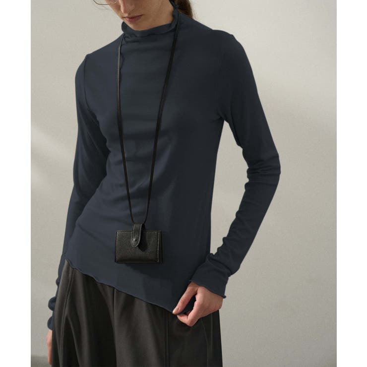 杢グレー | 【DECADE CLASSIC】前後2wayウール混タートルネックトップス【AW… | DECADECLASSIC