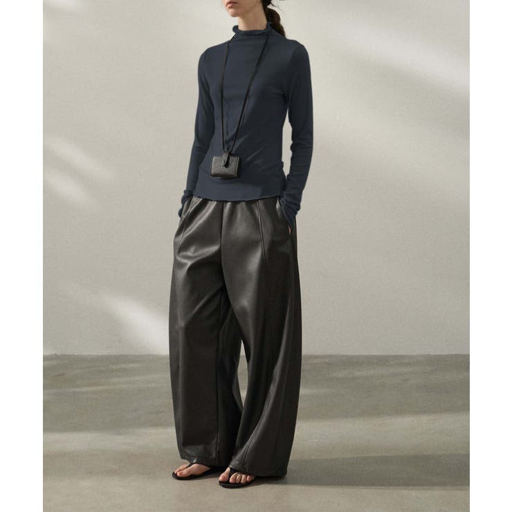 【DECADE CLASSIC】前後2wayウール混タートルネックトップス【AW… | DECADECLASSIC | 詳細画像4 