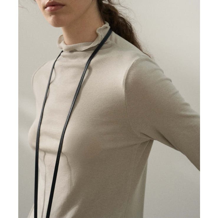 前後2wayウール混タートルネックトップス[品番：XT000011734