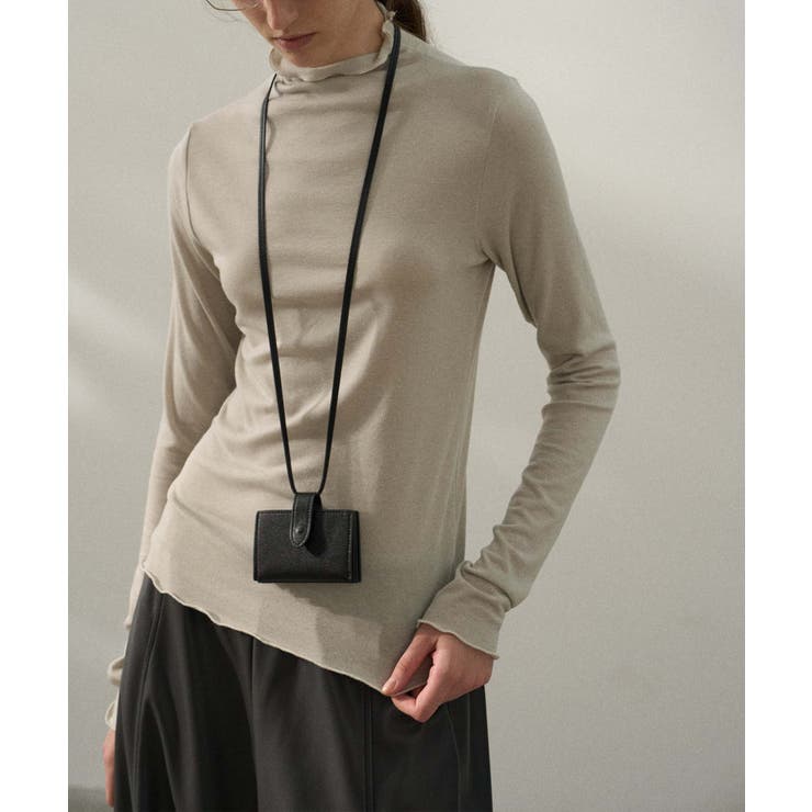 ライトグレー | 【DECADE CLASSIC】前後2wayウール混タートルネックトップス【AW… | DECADECLASSIC