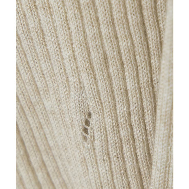 【HOOK】for girls ダメージ編み上げニットソー | HOOK | 詳細画像7 