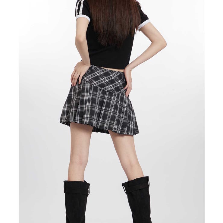 【HOOK】for girls チェック柄ボックスプリーツミニスカート | HOOK | 詳細画像21 