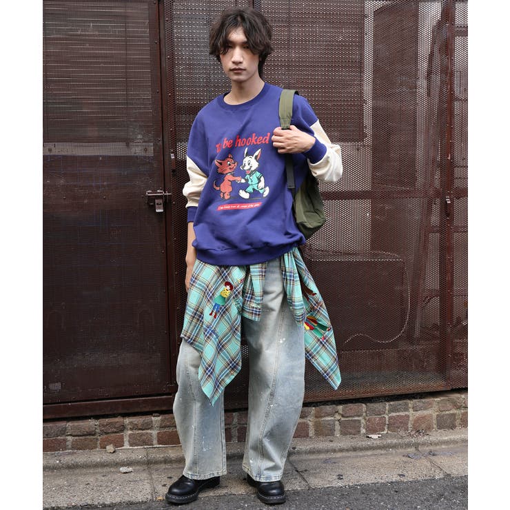 HOOK -original- キャラクタープリント クルーネックスウェット | HOOK | 詳細画像5 