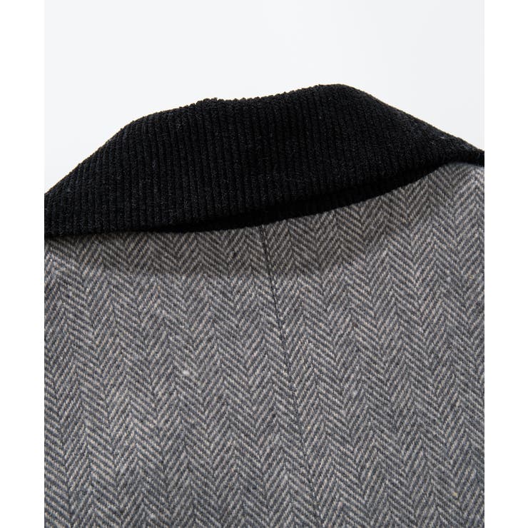 HOOK -original- レトロ調人物刺繍異素材襟テーラードジャケット | HOOK | 詳細画像7 