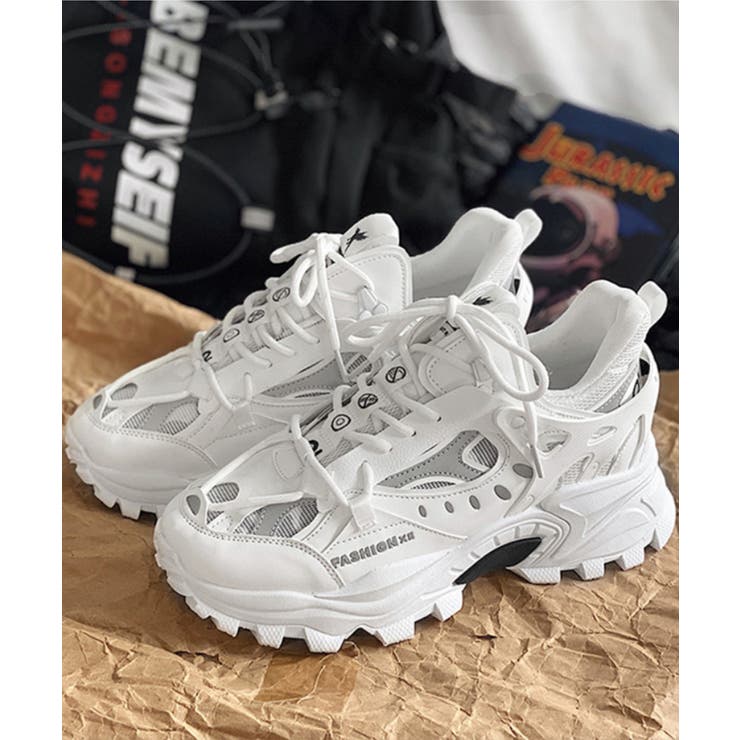 凸凹ビッグシルエットシューズ メンズ スニーカー | aimoha men | 詳細画像13 