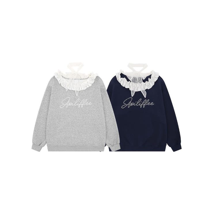 HOOK for girls フリルネック ガーリースウェット | HOOK | 詳細画像7 