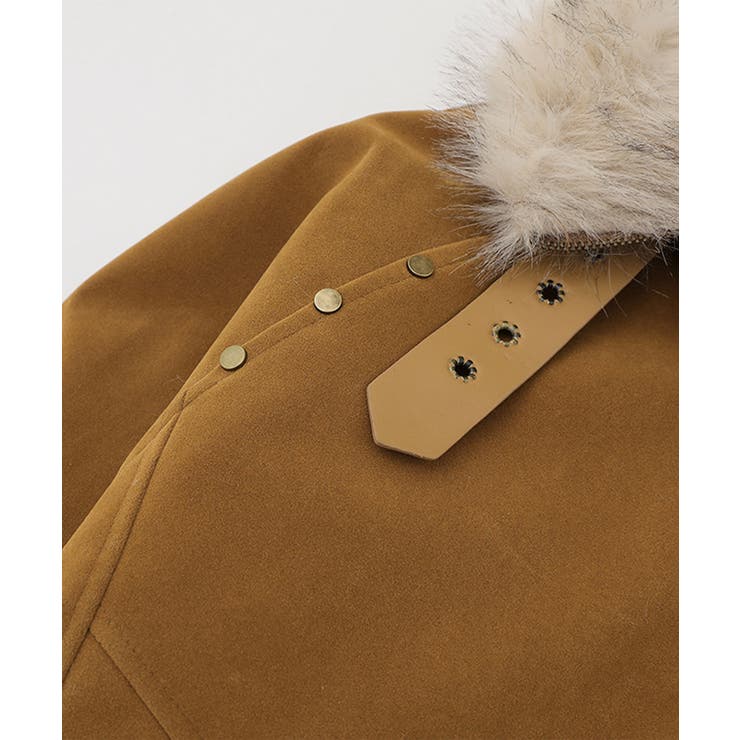 フェイクムートンジップアップジャケット | HOOK | 詳細画像10 