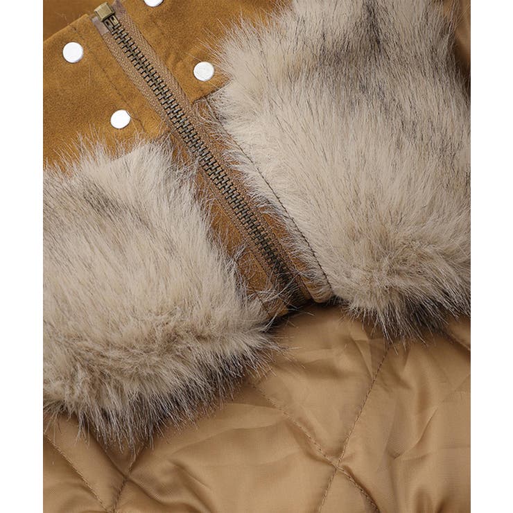 フェイクムートンジップアップジャケット | HOOK | 詳細画像9 