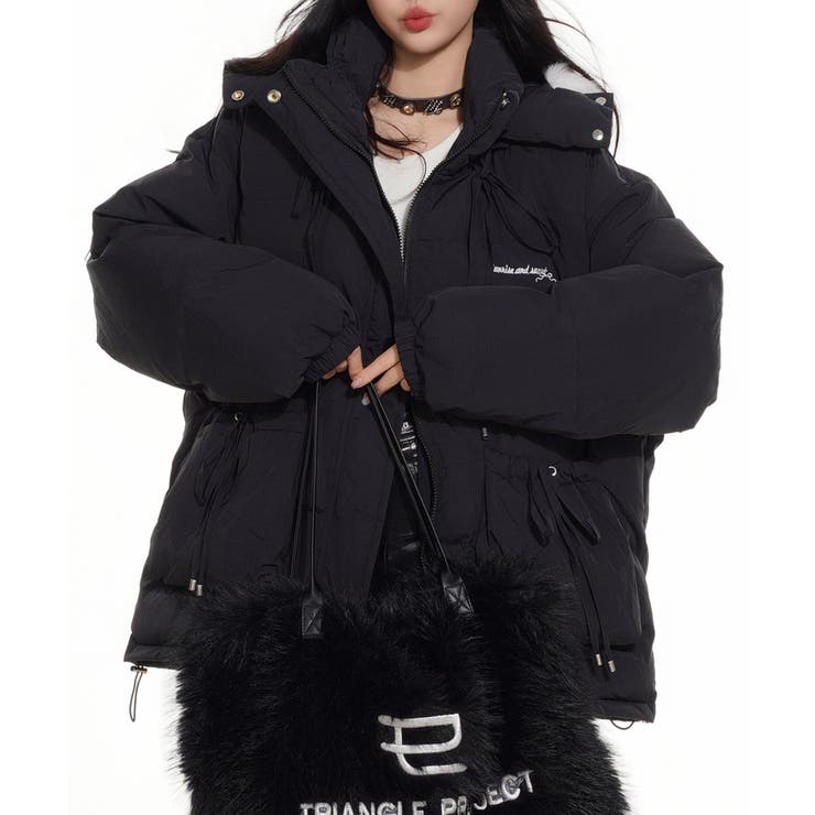 HOOK】for girls ファー付き中綿フードジャケット【AW】[品番：XT000011913]｜HOOK（フック ）のレディースファッション通販｜SHOPLIST（ショップリスト）