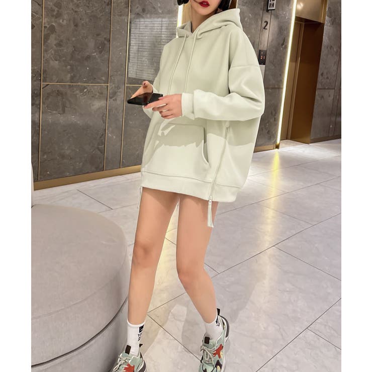 サイドスリットパーカー | aimoha  | 詳細画像13 