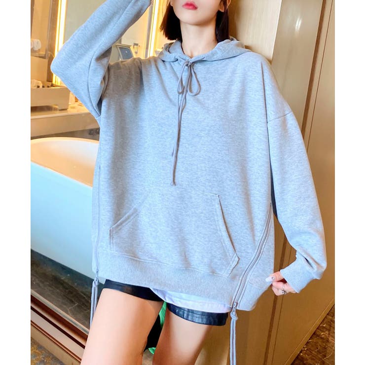 サイドスリットパーカー | aimoha  | 詳細画像18 