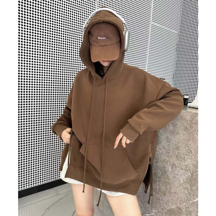 サイドスリットパーカー | aimoha  | 詳細画像2 