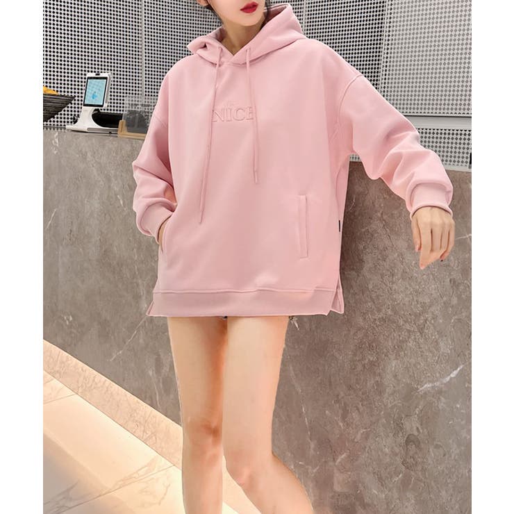 ロゴ刺繍パーカー | aimoha  | 詳細画像7 