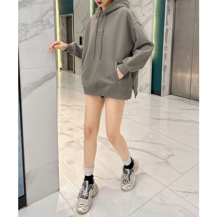 ロゴ刺繍パーカー | aimoha  | 詳細画像4 