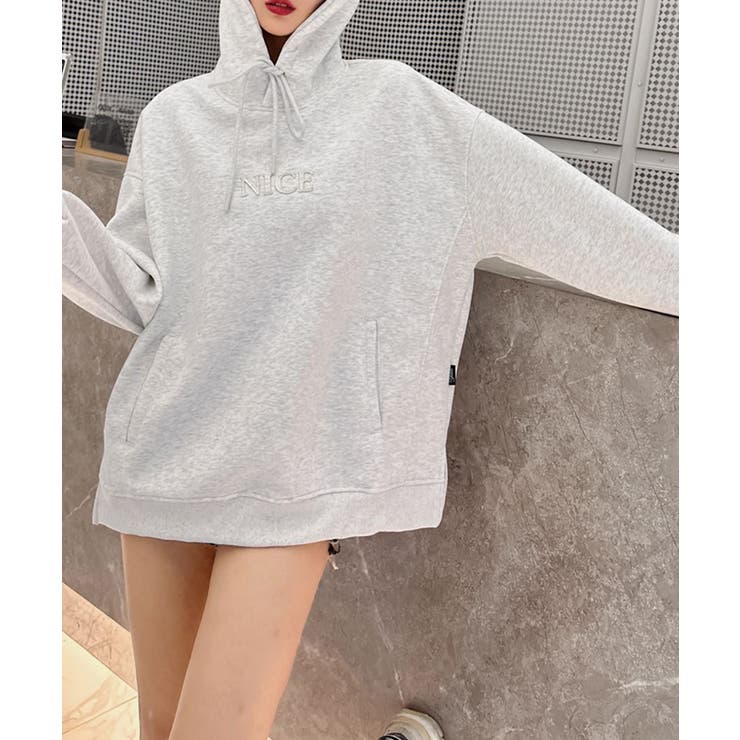 ロゴ刺繍パーカー | aimoha  | 詳細画像6 