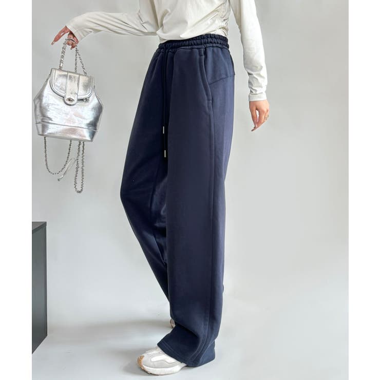 裏起毛ワイドレッグスウェットパンツ【AW】 | aimoha  | 詳細画像14 