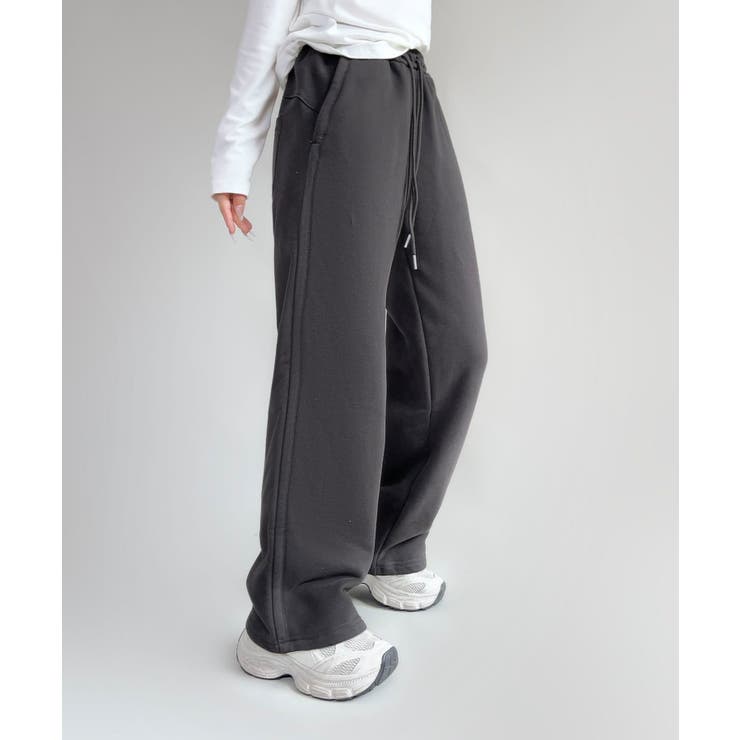 裏起毛ワイドレッグスウェットパンツ【AW】 | aimoha  | 詳細画像20 