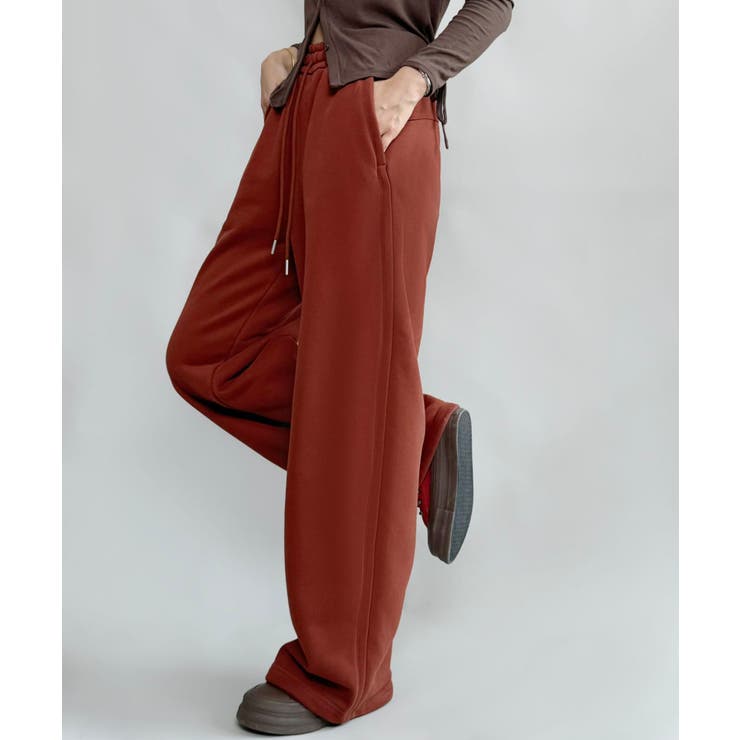 裏起毛ワイドレッグスウェットパンツ【AW】 | aimoha  | 詳細画像3 