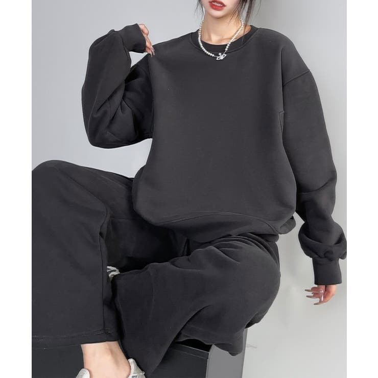 ダークグレー | 裏起毛スウェット【AW】 | aimoha 