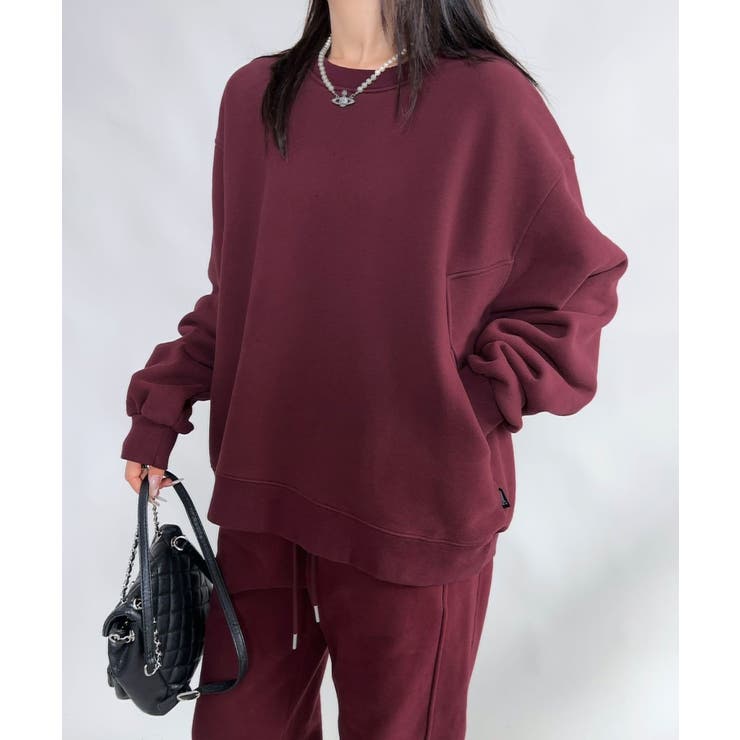 ワインレッド | 裏起毛スウェット【AW】 | aimoha 