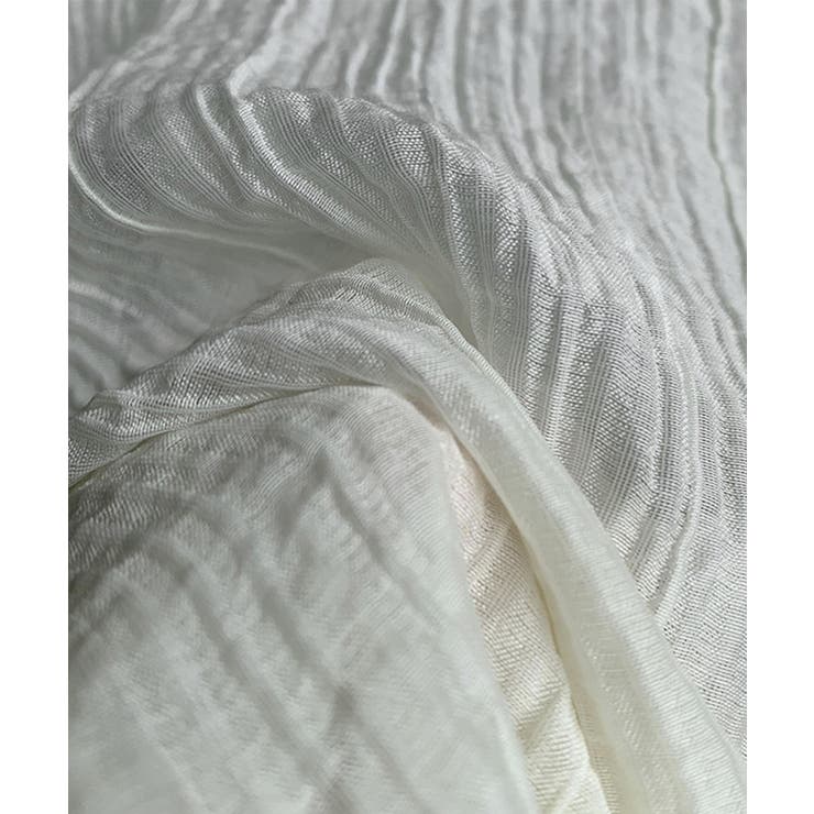 肩紐リボンゆったり前あきシアーシャツ 韓国ファッション ロンT | aimoha  | 詳細画像21 