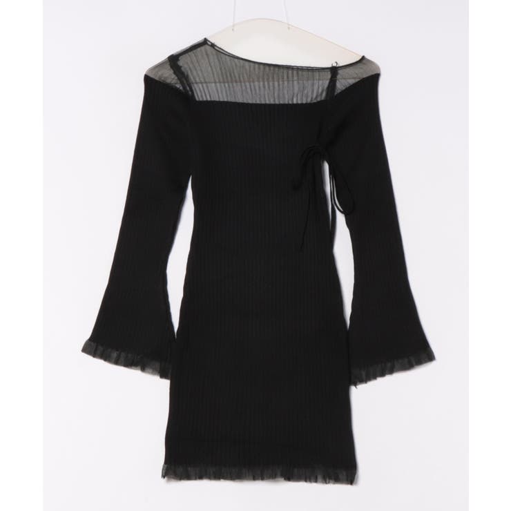 シアーニットミニワンピース Jasmine Grandiflorum | aimoha  | 詳細画像3 