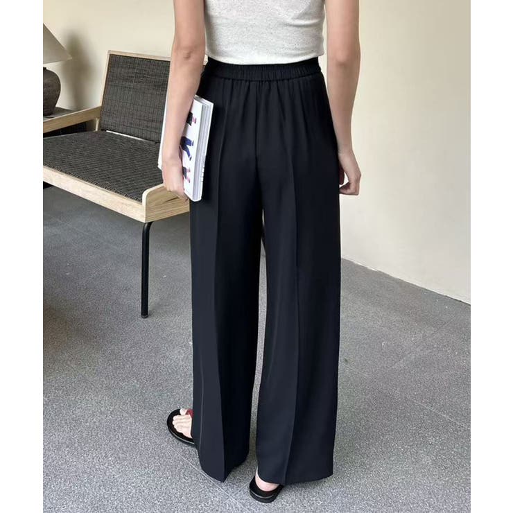 ストレート タック ワイドパンツ | aimoha  | 詳細画像10 