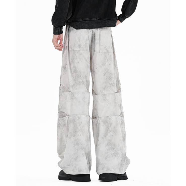 タイダイ加工風 ワイドカーゴパンツ Tie | aimoha  | 詳細画像3 