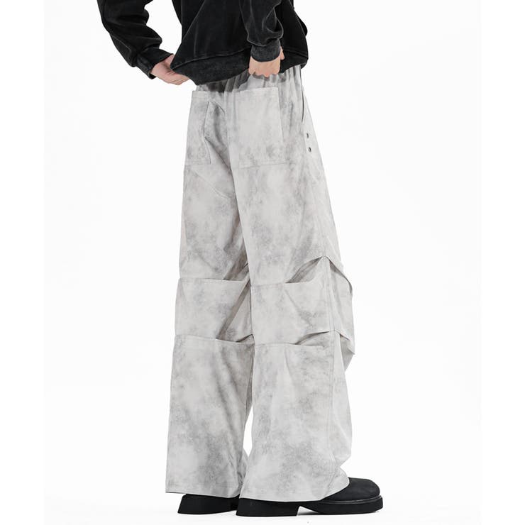 タイダイ加工風 ワイドカーゴパンツ Tie | aimoha  | 詳細画像4 