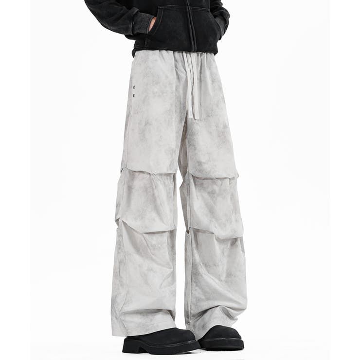 タイダイ加工風 ワイドカーゴパンツ Tie | aimoha  | 詳細画像7 