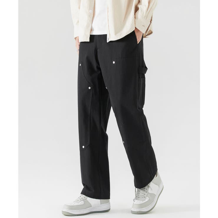 スタッズデザイン ダブルニーワークパンツ Studded | aimoha  | 詳細画像14 