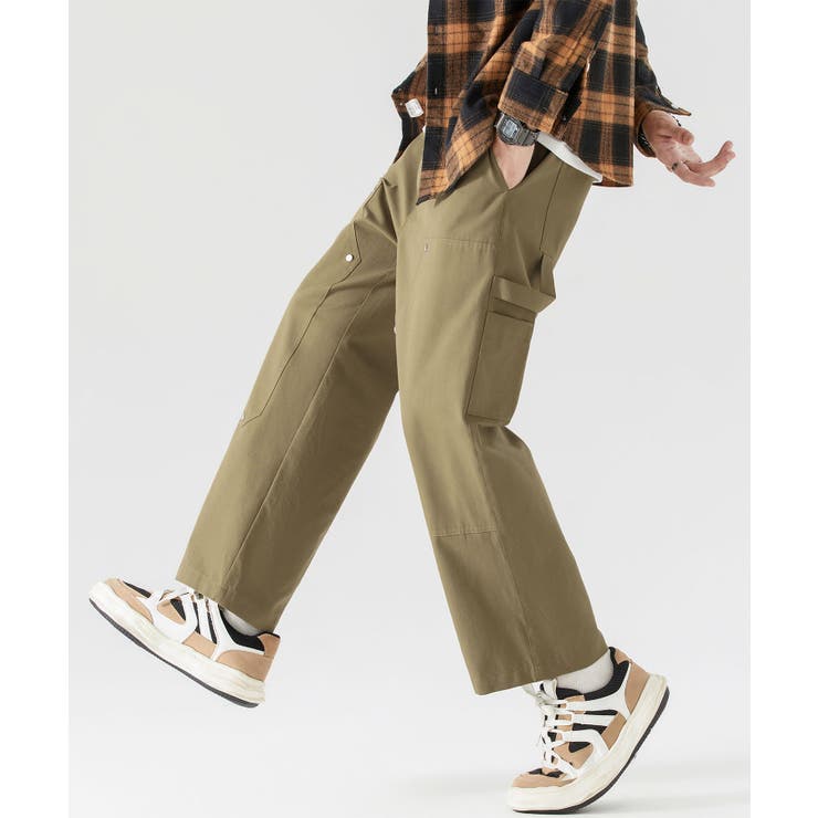 スタッズデザイン ダブルニーワークパンツ Studded | aimoha  | 詳細画像6 