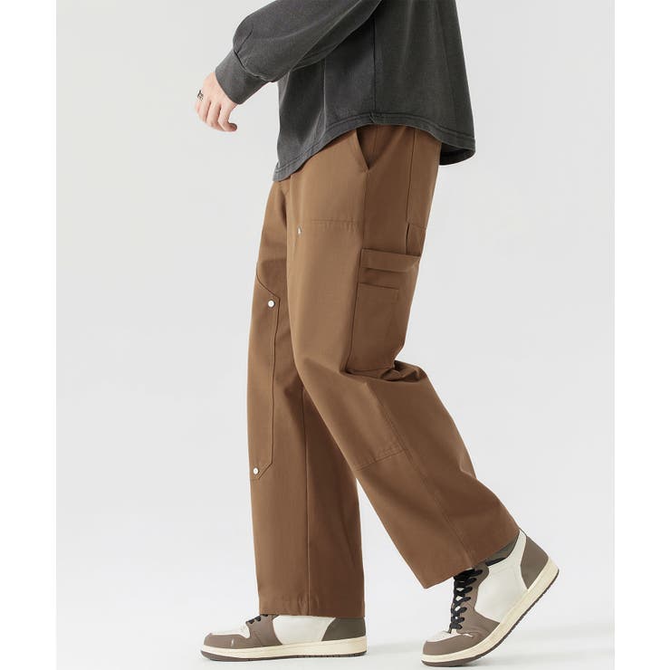 スタッズデザイン ダブルニーワークパンツ Studded | aimoha  | 詳細画像3 