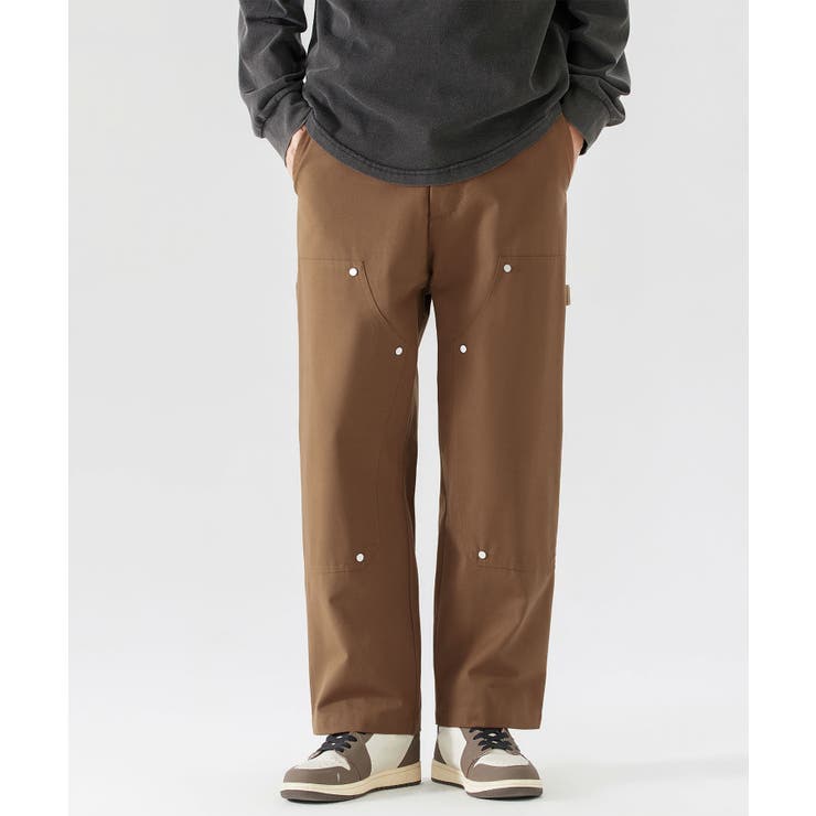 スタッズデザイン ダブルニーワークパンツ Studded | aimoha  | 詳細画像4 