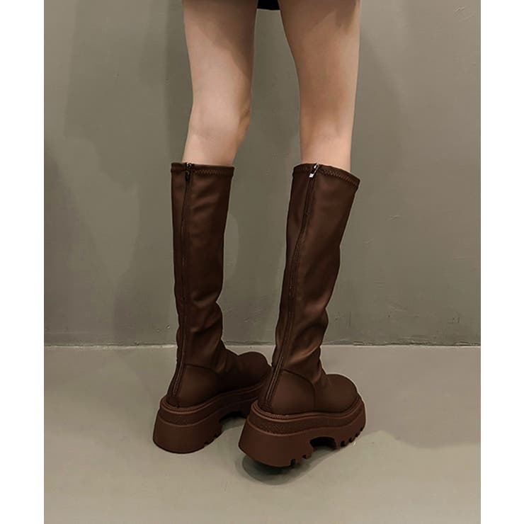 厚底ロングブーツ | aimoha  | 詳細画像10 