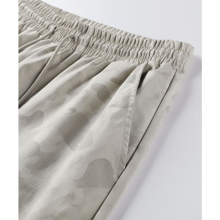 カモフラージュ柄プリントワイドパンツ Camouflage print | aimoha men | 詳細画像17 