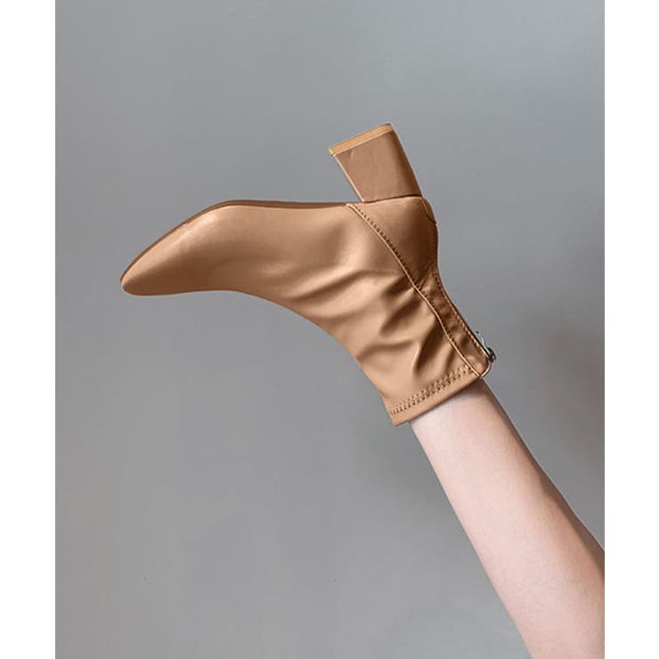 スクエアトゥ ショートブーツ | aimoha  | 詳細画像8 